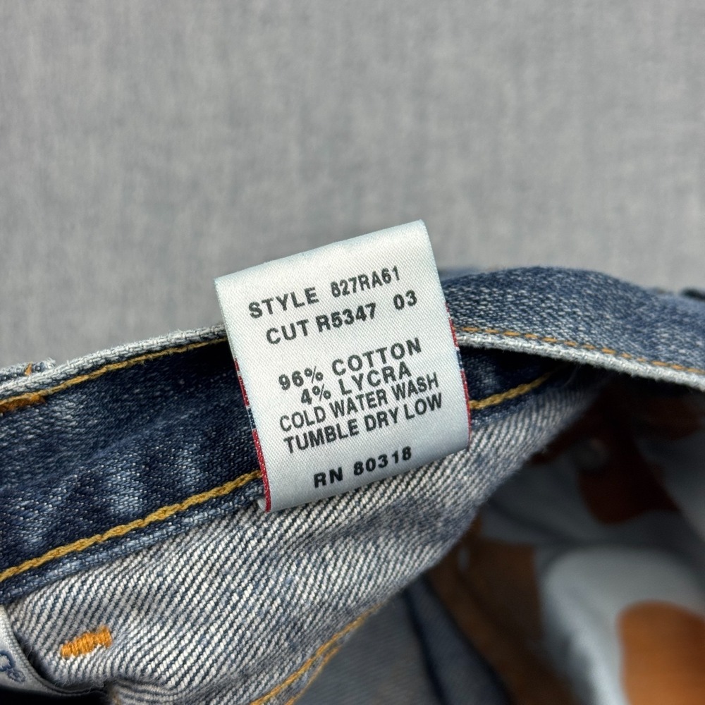 Vintage Lucky Brand Jeans Women 26x31 Low Rise Bootcut Stretch Denim Made in USA - Picture 4 of 13